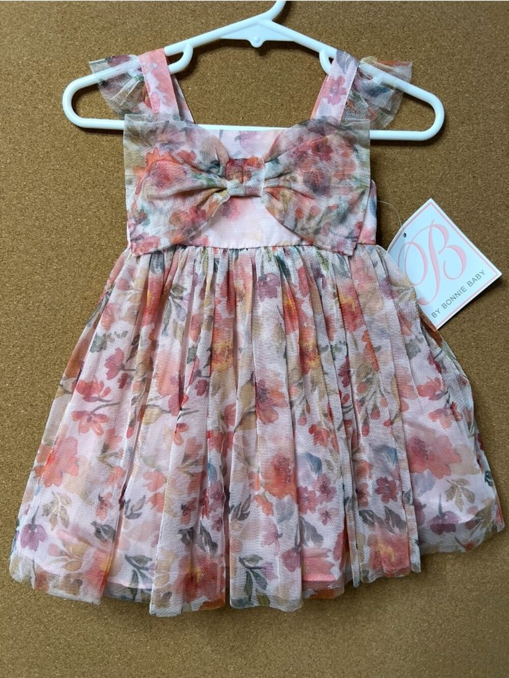 Baby Girls Dress 6-9 m 2 PC By Bonnie Baby NWT